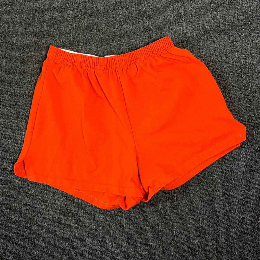 Vintage Y2k Soffe Cheer Casual Orange Mini Shorts Women's XL